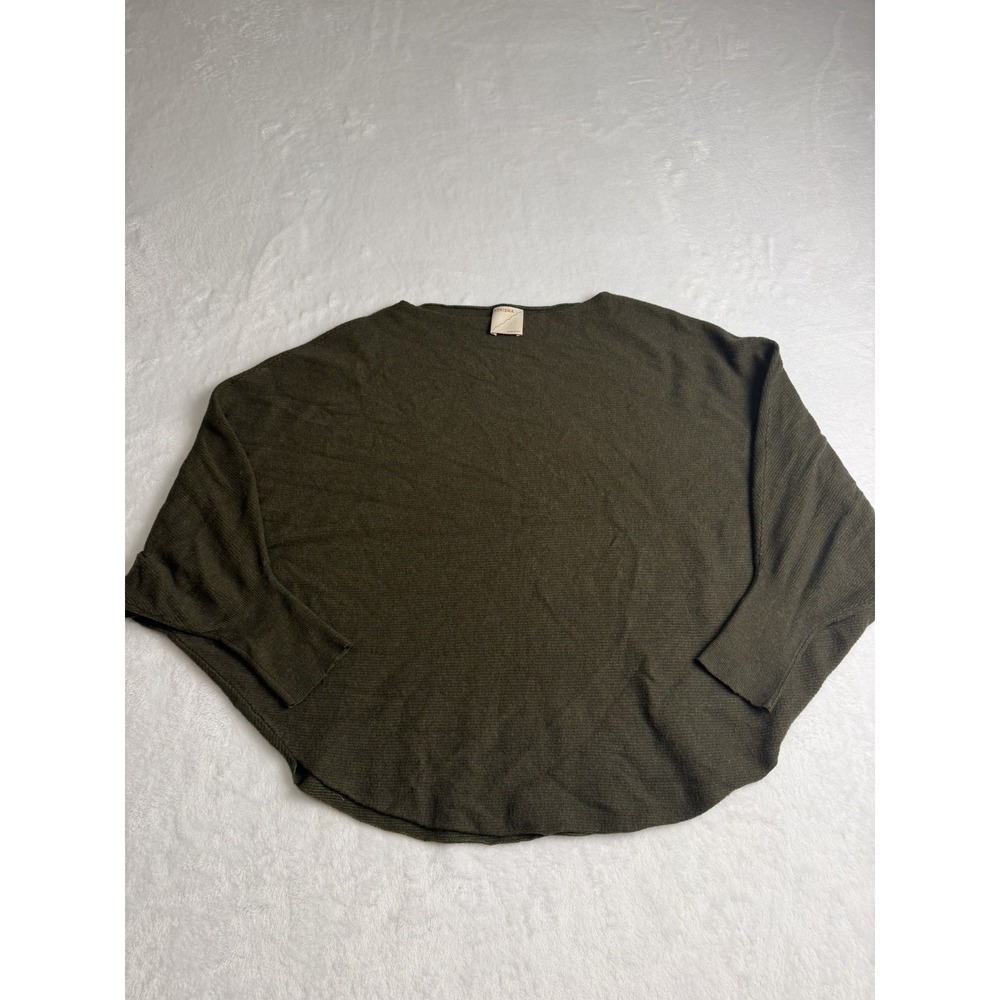 Kerisma Sweater Women Small Medium S/M Green Dolman Batwing Oversized